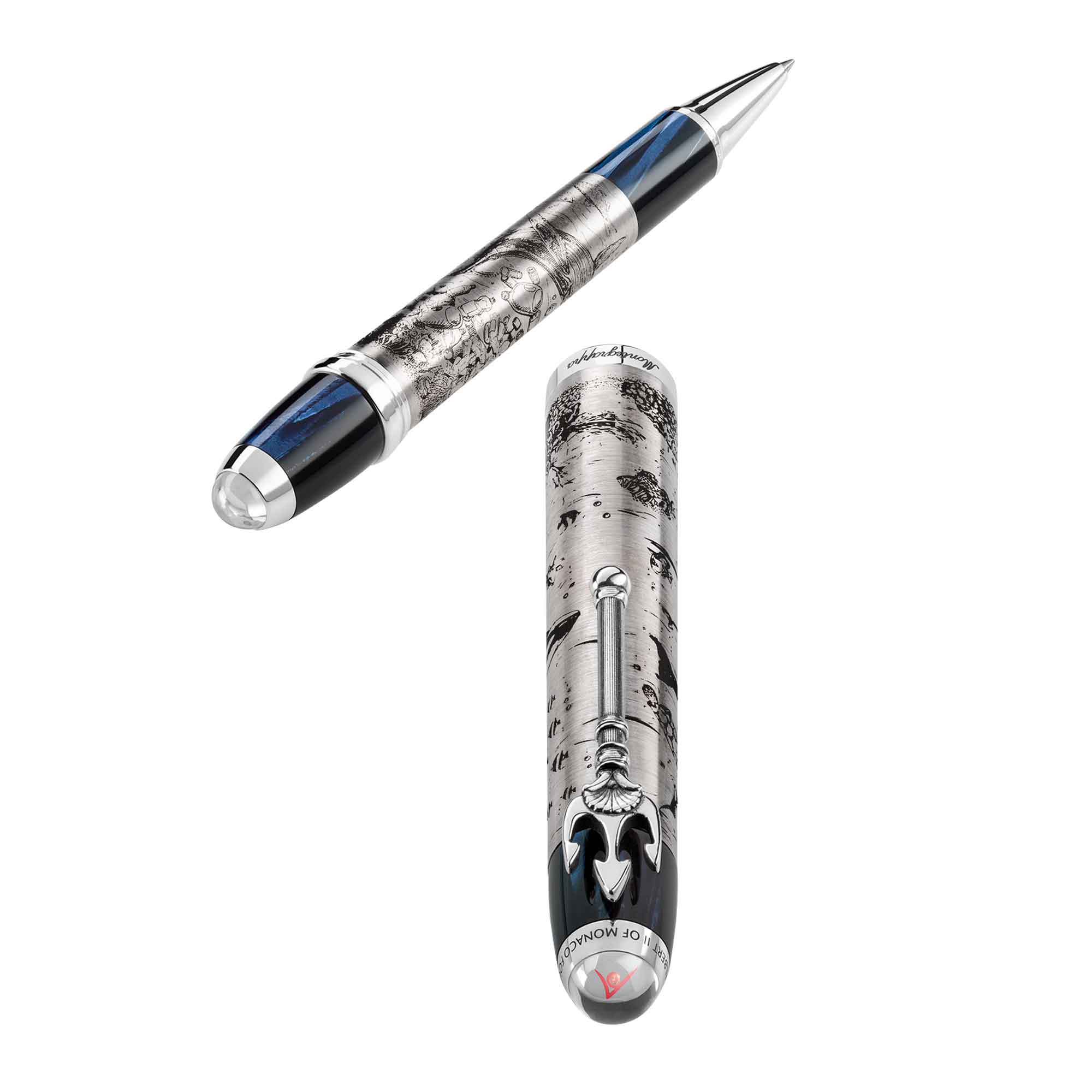 MONTEGRAPPA - Montegrappa Prince Albert II of Monaco Foundation Ocean Collection Rollerball 4